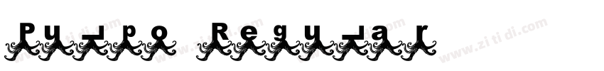 Pulpo Regular字体转换